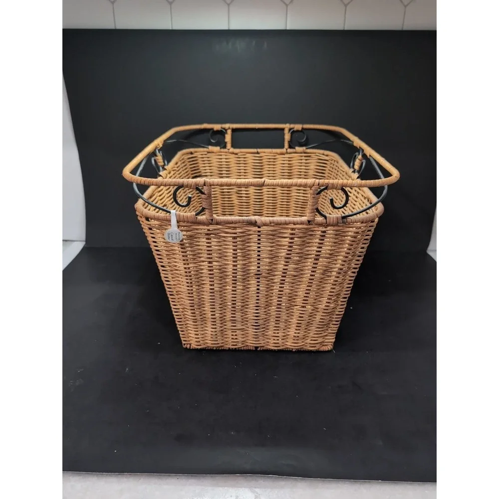 Princess House Casual Home Large Storage Basket, BASTLG, Home Decor Organization